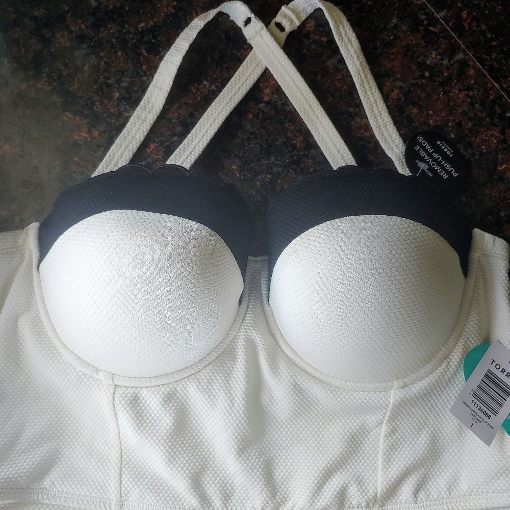 Torrid Vixen Scallop swim top
